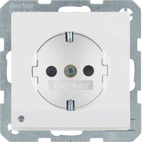 Berker 41096089 Steckdose SCHUKO mit LED-Orientierungslicht Q.1/Q.3 polarweiß, samt Mesch Shop Berker 41096089 Steckdose SCHUKO mit LED-Orientierungslicht Q.1/Q.3 polarweiß, samt Mesch Shop